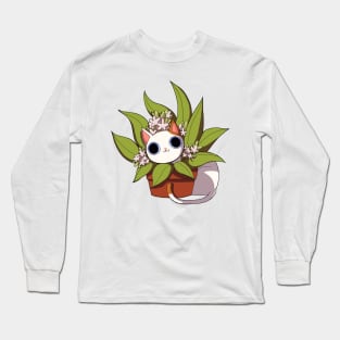 Cat in a Plant Long Sleeve T-Shirt